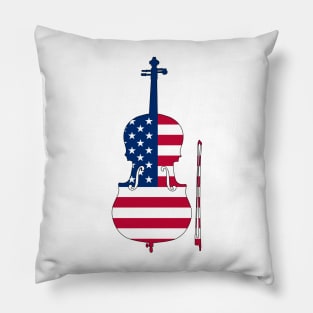 American Violin Pillow