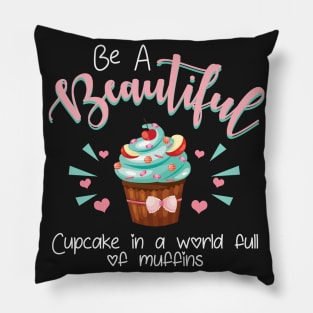 Funny Baking Quote T-Shirt Cupcake Lover Gift Idea Pillow