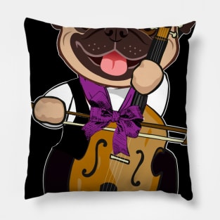 Cello Music Dog T-Shirt Funny Pet Gift Idea Pillow