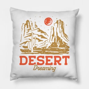 desert landscape west Pillow