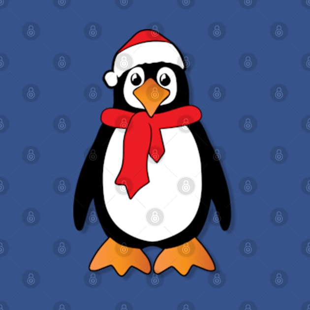 Christmas Penguin by ArtFactoryAI