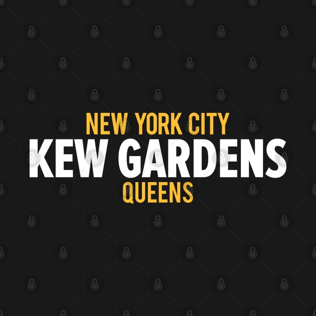 Minimalist Kew Gardens Logo - Capturing the Essence of Queens by Boogosh