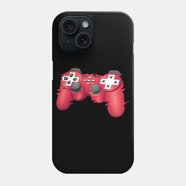 Glitched Joystick for gamers Phone Case by EquilibriumArt