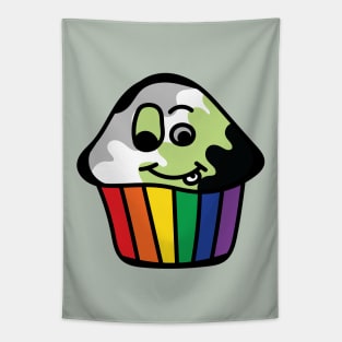 Agender Pride Rainbow Cupcake Tapestry