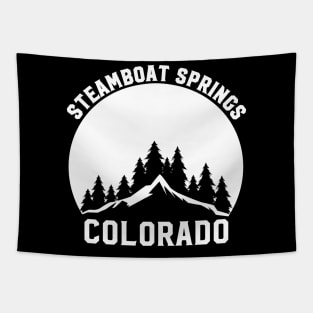 Steamboat Springs Colorado Tourist Souvenir Travel Tapestry