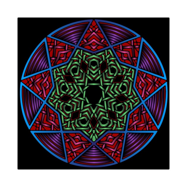 Star Mandalas 256 (Style:4) by luminousstore