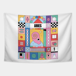 Aries P R S I t shirt Tapestry