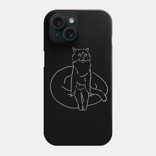 Meme Cat White Phone Case