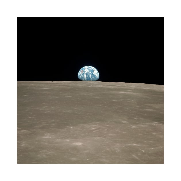 Earthrise over Moon, Apollo 11 (C020/0497) by SciencePhoto