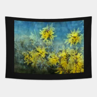 Dramatic Forsythia Tapestry