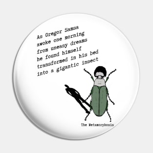 Franz Kafka The Metamorphosis Quote Pin