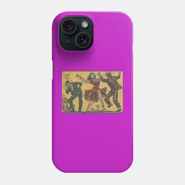 Dancing Queen tires them out! Phone Case by Comic Dzyns