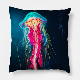 Giant Glowing Jellyfish Pillow