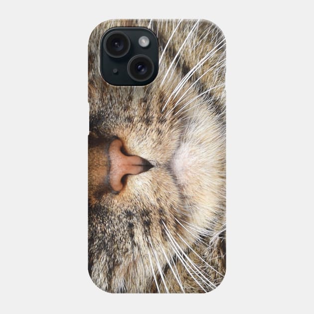 Cat face mask funny design - cat mouth face mask - animal mouth funny mask Phone Case by jack22