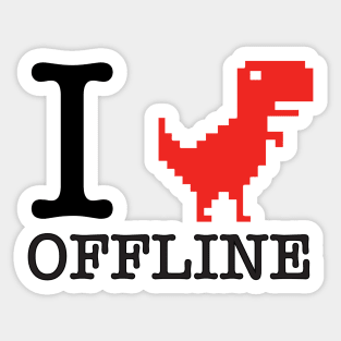 Chrome Dino Vinyl Decal for Car gaming Dinosaur Offline 