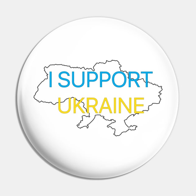 I support Ukraine Pin by TanyaHoma