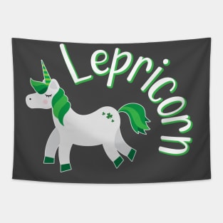 Lepricorn Unicorn St Patricks Day Tapestry