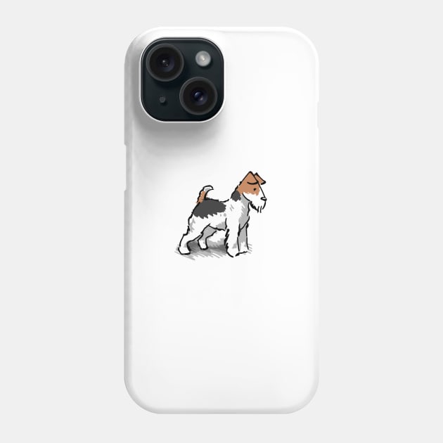 Fox Terrier Phone Case by Elspeth Rose Design