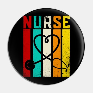 Nurse Retro Pin