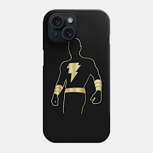 BLACK ADAM - Faux gold Phone Case