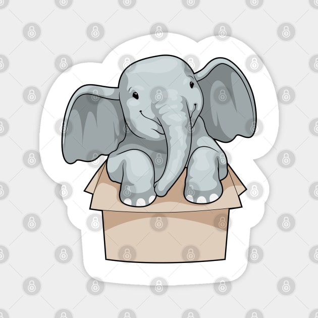Elephant Box Magnet by Markus Schnabel