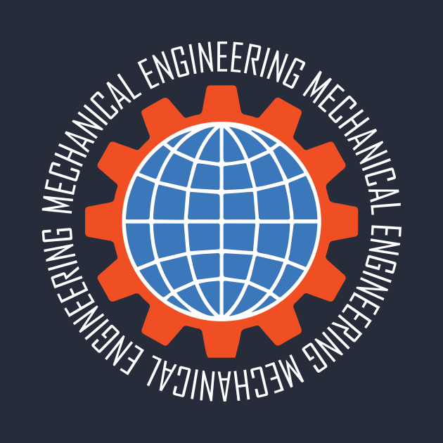 mechanical engineering, gear logo, globe, text engineer by PrisDesign99