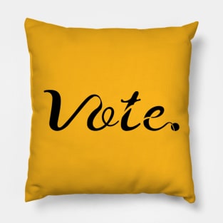 Vote, Liberal Democrat Shirt, liberal shirt, voter registration Pillow