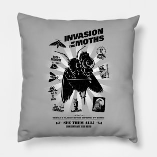 Invasion of the moths Pillow