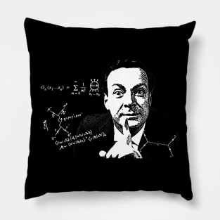 Richard Feynman OG Diagrams Pillow