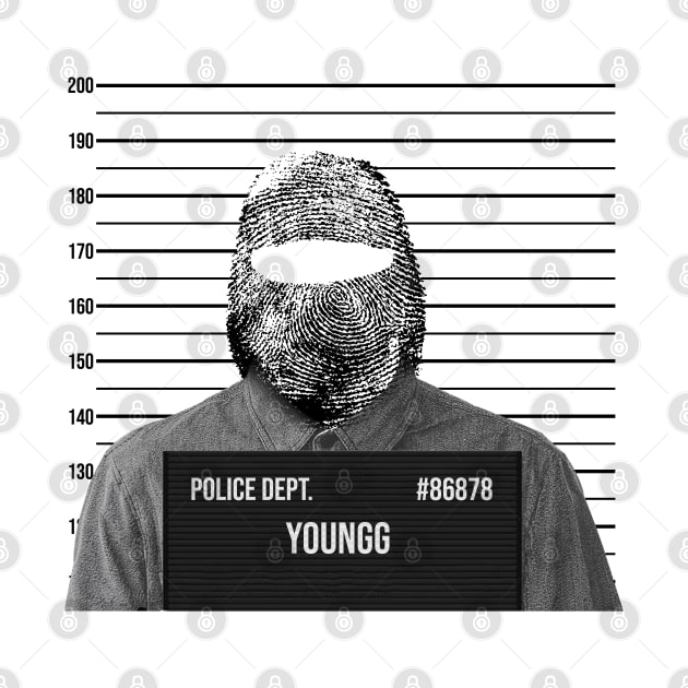 FingerPrint Balaclava Mugshot by Street Tempo