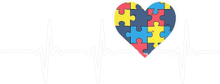 Autism Awareness Heart Shirt Autism Puzzle Heartbeat Magnet