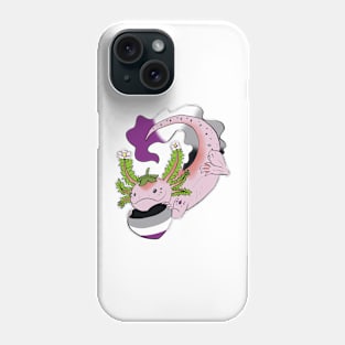 Ace Strawberry Axolotl Phone Case