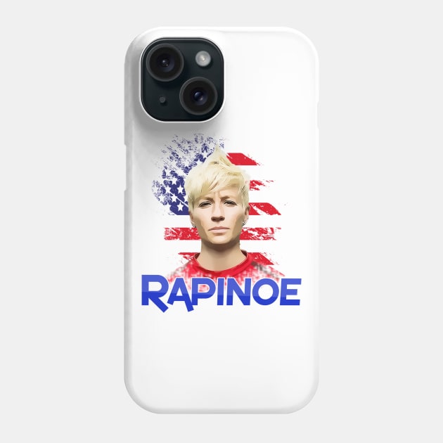 Megan Rapinoe woman soccer rules the world jersey 2019 Phone Case by Javacustoms