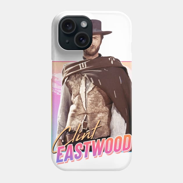 Clint Eastwood - Retro Phone Case by PiedPiper