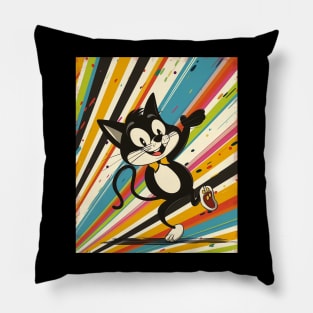 Felix The Cat Evolution Pillow