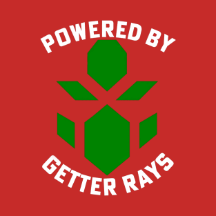 Powered by Getter Rays (White) T-Shirt