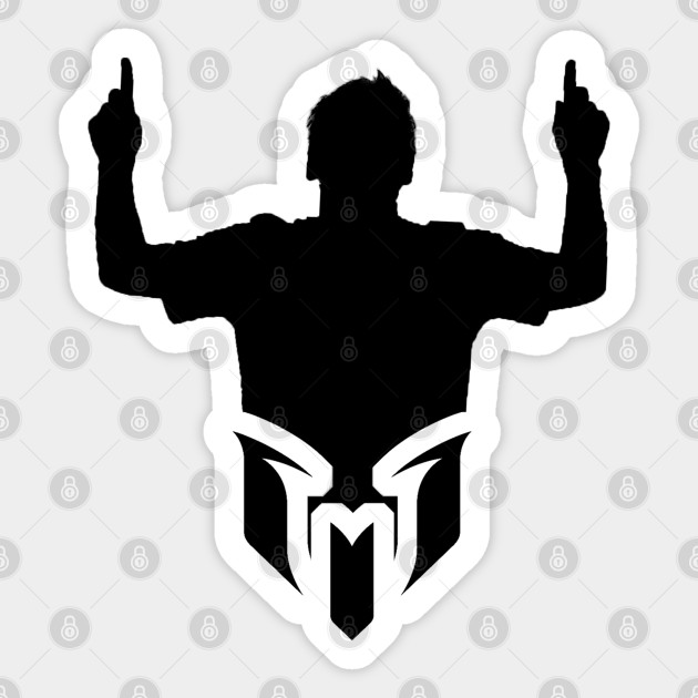 Leo Messi Celebration Messi Sticker Teepublic