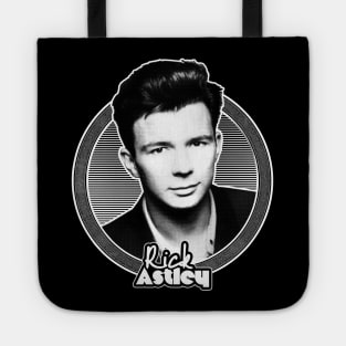 Rick Astley 80s Aesthetic Tribute Design Tote