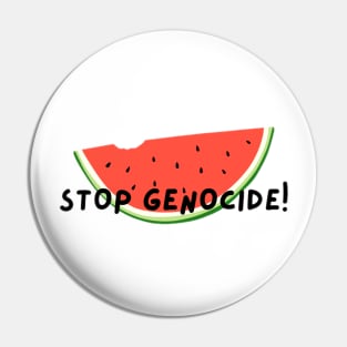 Support Palestine Artwork Pin