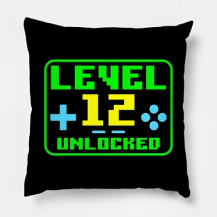 Level 12 Unlocked Pillow
