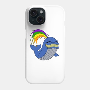 Shootin' Rainbows Out Your Blow Hole Blue Whale Phone Case