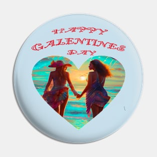 Galentine girlfriends Pin