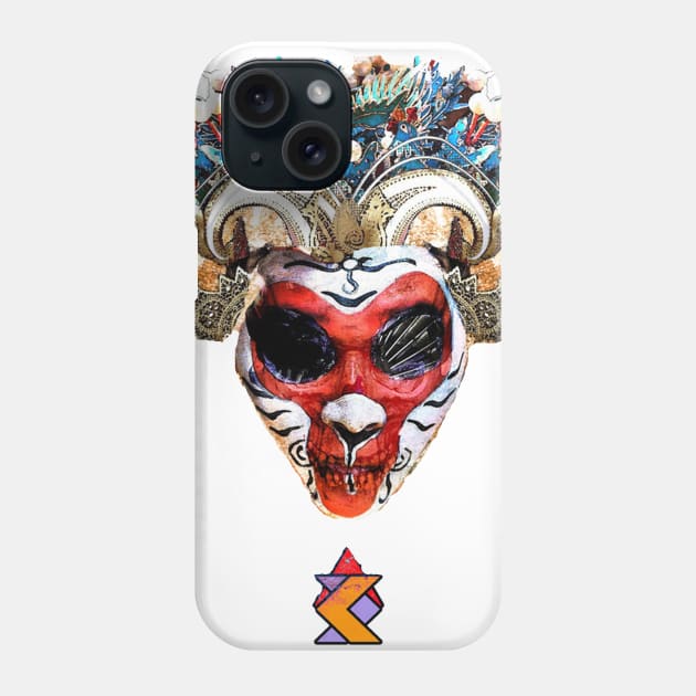 Death Masque Phone Case by DevanGill