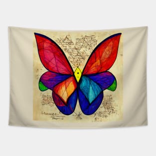 da Vinci Butterfly Tapestry