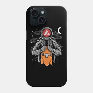Astronaut Skate Avalanche AVAX Coin To The Moon Crypto Token Cryptocurrency Wallet Birthday Gift For Men Women Kids Phone Case