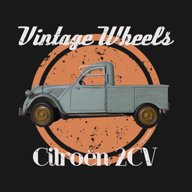 Vintage Wheels - Citroën 2CV Pickup by DaJellah