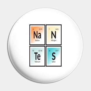 Elements of Nantes City Pin