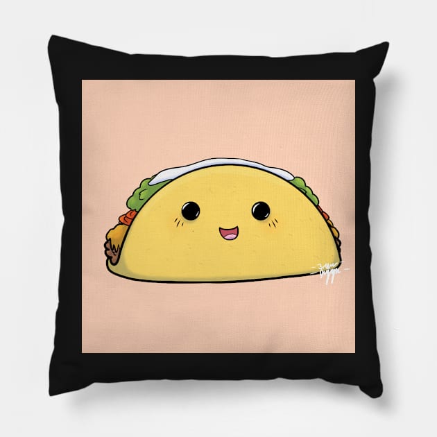 Cute Taco Pillow by Eren