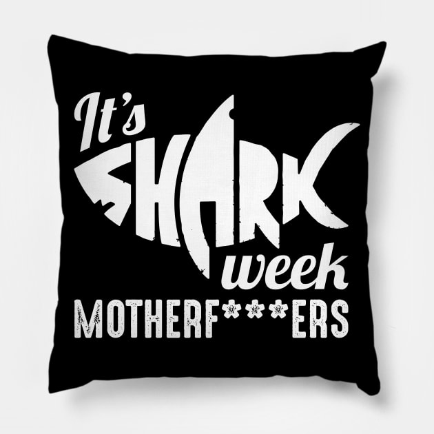 Gretchen Whitmer Funny Shark Mother Pillow by oskibunde