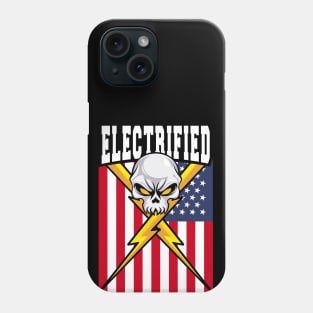 Electrified : Tesla EV : Electric Engineer Phone Case